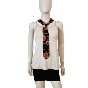 Lisa Violetto Unisex Beaded Tie